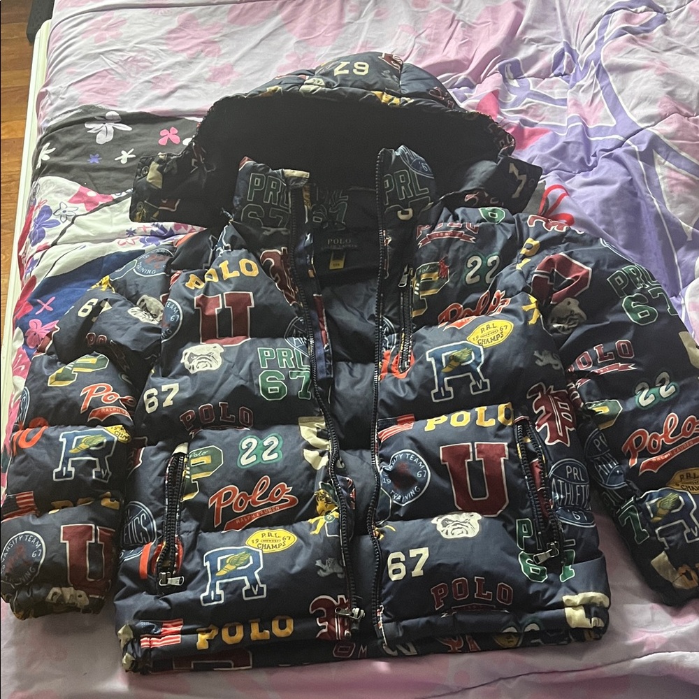 Polo by Ralph Lauren Kids Colorful Logo Puffer Jacket